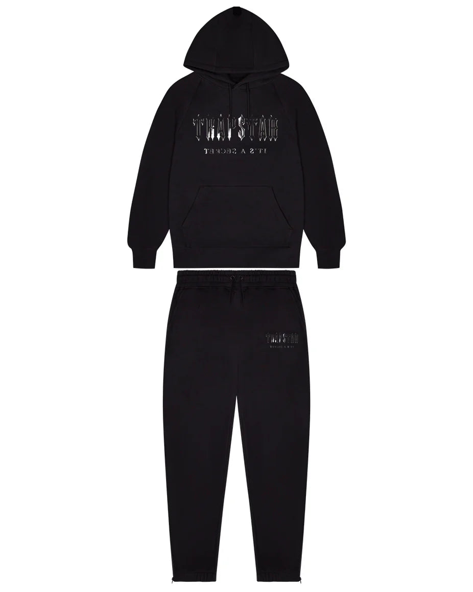 Trapstar Decoded Tracksuit - Black Monochrome