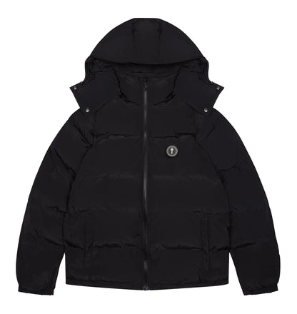 Trapstar Irongate Detachable Hooded Puffer Jacket - Black