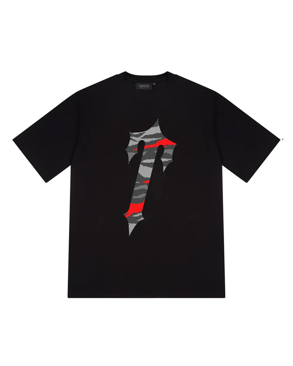 Trapstar Decoded All Terrain Tee - Black/Red Camo
