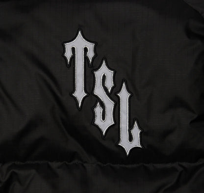 Trapstar Shooters Hooded Puffer - Black/Reflective