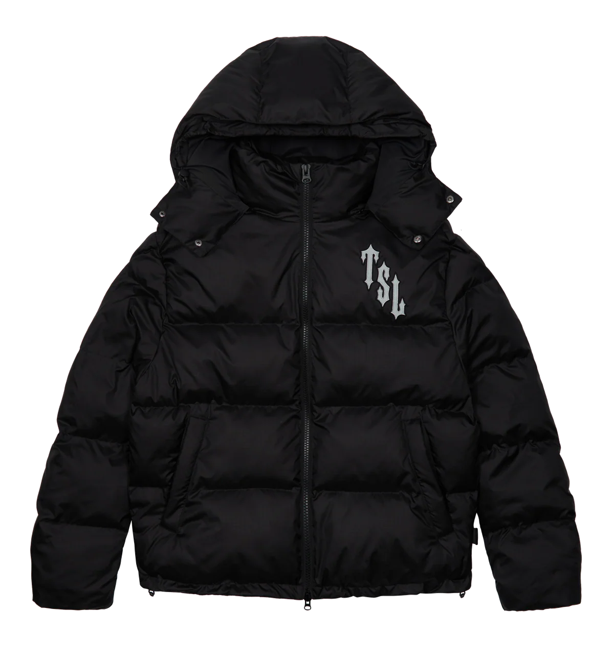 Trapstar Shooters Hooded Puffer - Black/Reflective