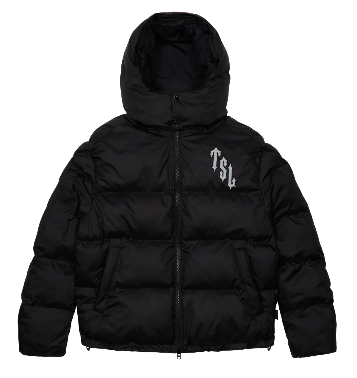 Trapstar Shooters Hooded Puffer - Black/Reflective