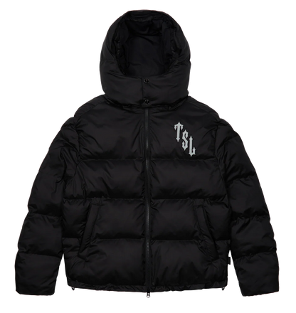 Trapstar Shooters Hooded Puffer - Black/Reflective