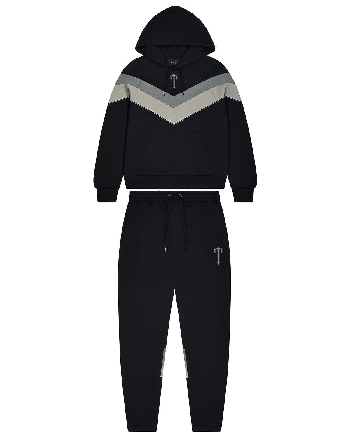 Trapstar V Stripe Tracksuit - Black