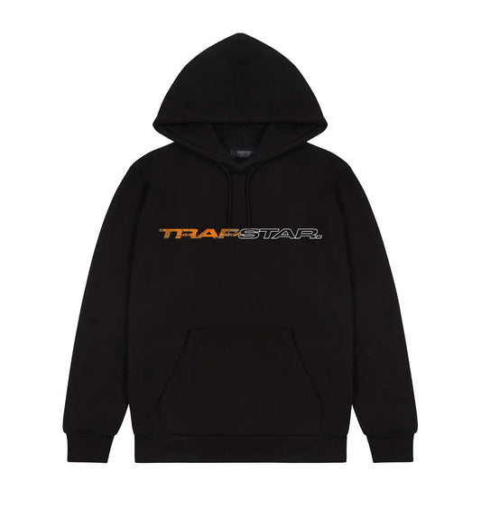 Trapstar Full Speed Camo Hoodie - Black