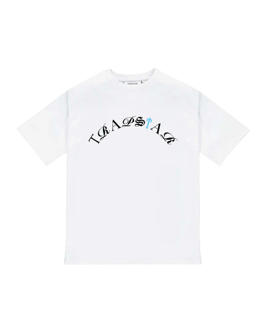 Trapstar Script Tee - White/Teal